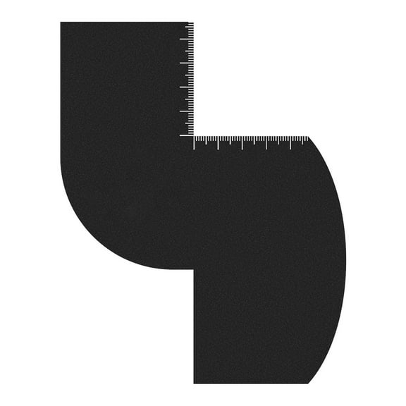 Soumake Barber Color Hairline Enhancement Card – With Measurement Indicator for Beard Lineup & Precise Hairline Shaping