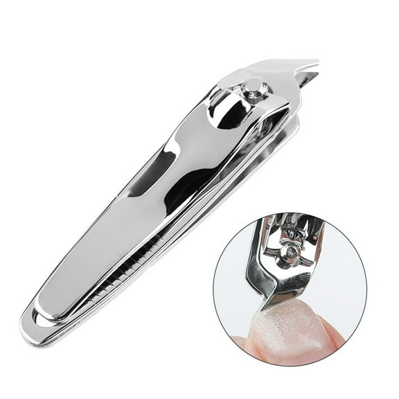 Soumake Bevel Nail Art Clipper Cuticle Dead Skin Removal Scissor Manicure Cutting Tool