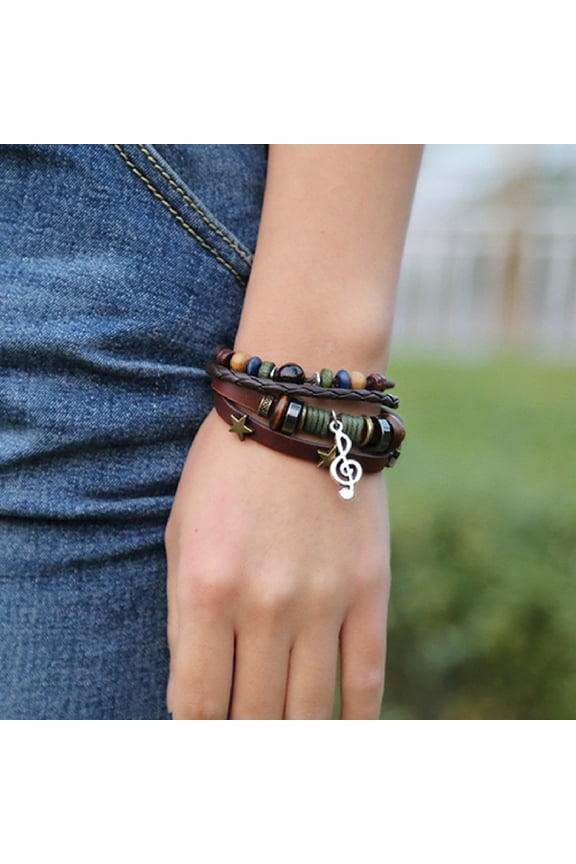 Bracelet Unisex Handmade Skin-Friendly Bead String Bracelet For Evening Party Fashion
