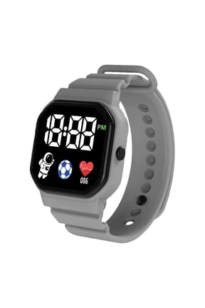C3-12 Electronic Watch Luminous Life Waterproof Square Dial LED Spaceman Sports Men Women Digital Watch for Student