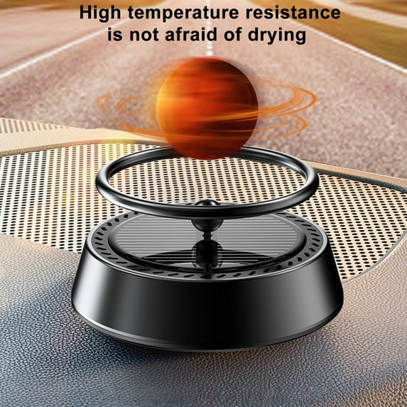 Soumake Car Air Freshener Solar Powered Suspension Planet Long Lasting Fragrance Odor Removal Auto Aroma Aromatherapy Diffuser Car Accessories