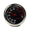 thumbnail image 1 of Soumake Car Interior Mini Quartz Watch Clock Hygrometer Thermometer Dashboard Ornament Practical, 1 of 5