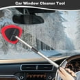 thumbnail image 1 of Soumake Car Window Cleaner Windshield Cleaning Tool with Long Handle No-Scratch Versatile Auto Glass Mirror Wand Care Kit, 1 of 8