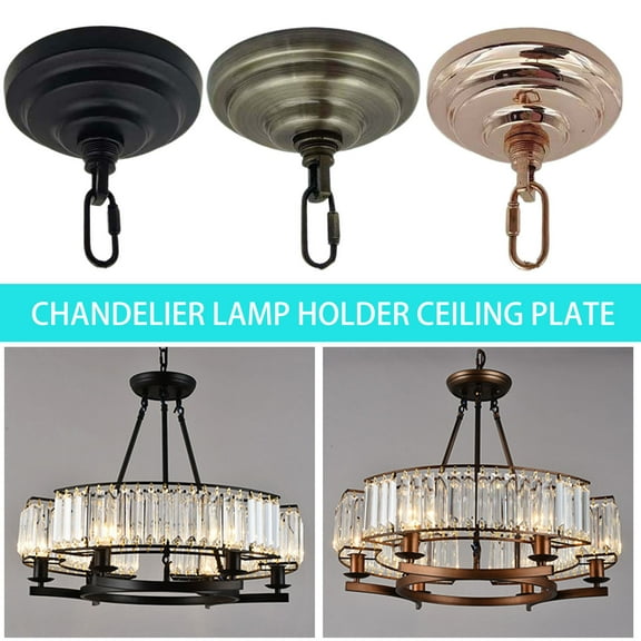 Soumake Ceiling Light Canopy Kit With Heavy-Duty Replacement Cover Plate Easy To Install Pendant Light Chandelier Canopy Holder