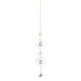 thumbnail image 1 of Soumake Charming Suncatcher Hollow Out Nice-looking Star Moon Design Faux Crystal Rainbow Maker Home Decor, 1 of 4