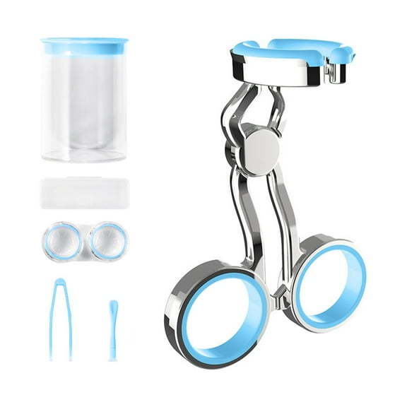 Soumake Contact Lens Aid Set – High-Elasticity Silicone Insertion & Removal Tool with Center Axis Control for Comfortable Use