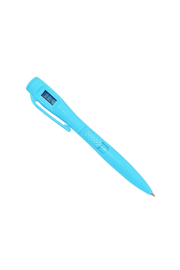 Digital Watch Pen Lightweight Clip Design Plastic Electronic Digital Watch Pen For Writing Household