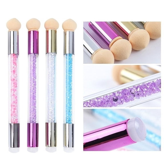 Soumake Double-Sided Head Stamper Polishing Painting Drawing Manicure Nail Art Pen Tool Practical