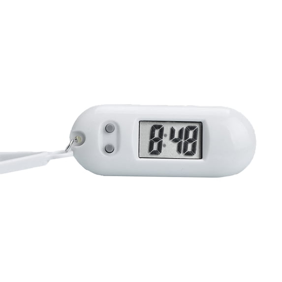 Soumake Electronic Clock Silent Lcd Digital Display Portable Student Exam Study Desktop Clock Keychain For Library Practical