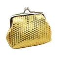 thumbnail image 1 of Soumake Fashion Women Sequins Buckle Mini Change Coin Purse Clutch Handy Wallet Bag Practical, 1 of 7