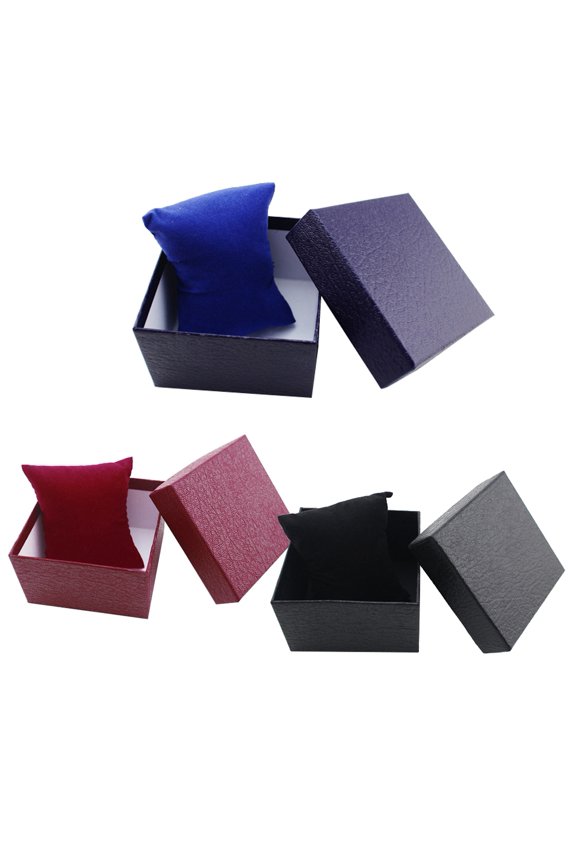 Faux Leather Jewelry Wrist Watches Holder Display Storage Box Organizer Case Gift Fashion