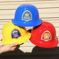 Soumake Fireman Hat Toy Ultralight High Durability Bright Color