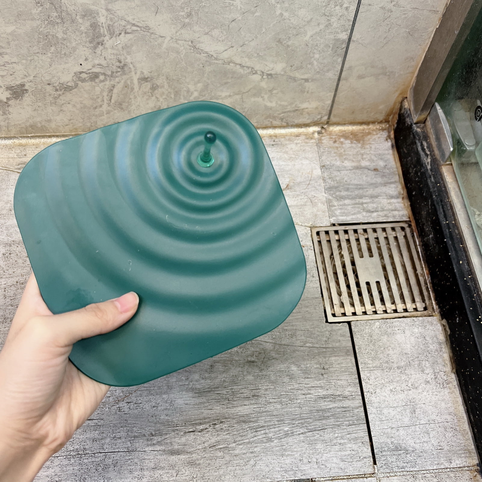 Soumake Floor Drain Cover PVC Soft Rubber Strong Seal Easy Installation