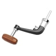 thumbnail image 1 of Soumake Foldable Fishing Reel 1000-6000 Spinning Wheel Metal Wooden Handle Rocker Arm, 1 of 2