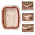 thumbnail image 1 of Soumake Foldable Wash Basin Plastic Portable Pool Foot Bath Basin Kitchen Fruit Vegetable Washing Basin Footbath Tub Camping Laundry Car Wash Basin, 1 of 7