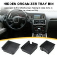 thumbnail image 1 of Soumake Hidden Tray Front Seat Car Organizer Under-Seat Storage Box Large Capacity Simple Installation Storage Case For Model3/Y, 1 of 8