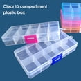 thumbnail image 1 of Soumake Jewelry Organizer Box Transparent Visible Lightweight Easy to Clean Jewelry Storage Box for Girl, 1 of 8