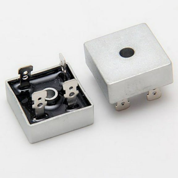 Soumake KBPC5010 1000 Volt 50 Amp 50A Bridge Rectifier Single Phase Heat Dissipation Metal Square Diode Bridge for Rectifier Current