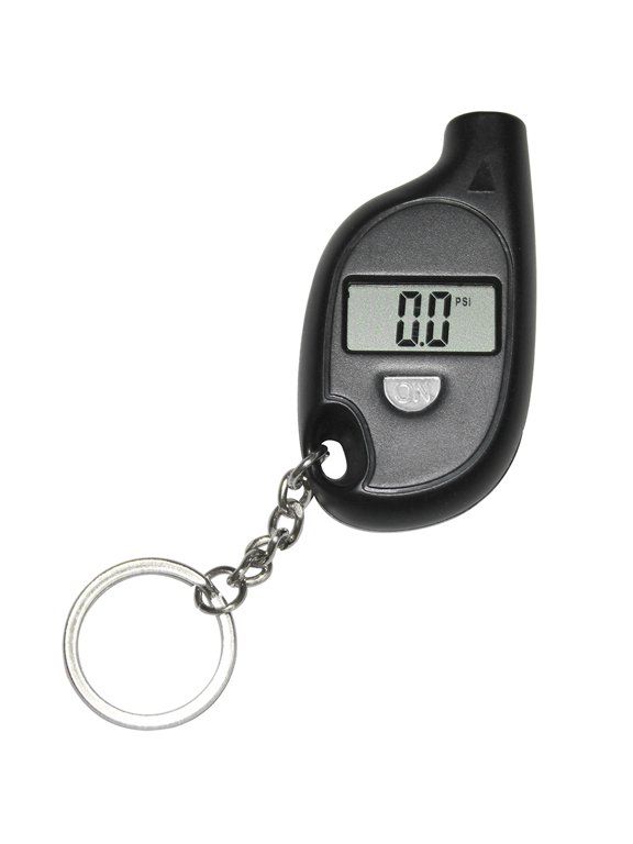 Keychain Lcd Digital Tire Meter Tyre Air Pressure Gauge For Car Auto Motorcycle Practical