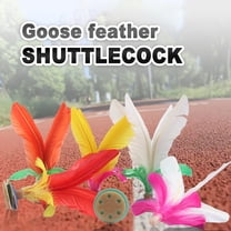 Soumake Kick-resistant Funny Multi-color Chinese Shuttlecock for Outdoor Recreation