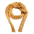 thumbnail image 1 of Soumake Knitted Cable Wrap with Sleeves Solid Color Hollow Twist Crochet Pattern Women Shawl Scarf Bohemian Style Sweater Scarf, 1 of 5