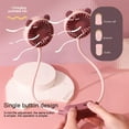 thumbnail image 1 of Soumake Lazy Hanging Neck Fan Usb Rechargeable Portable Personal Fan With 2-Speeds And Adjustable Hose Quiet Wearable Hands Free Fan For Outdoor Indoor Cooling, 1 of 8