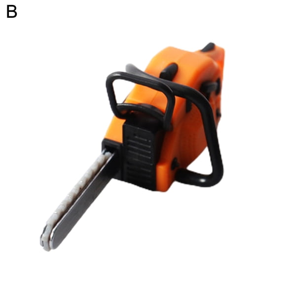 Soumake Mini Lawn Mower Good Craftsmanship Comfortable Hand Feeling Plastic Dollhouse Simulation Mowing Chainsaw Micro Gardening Tools