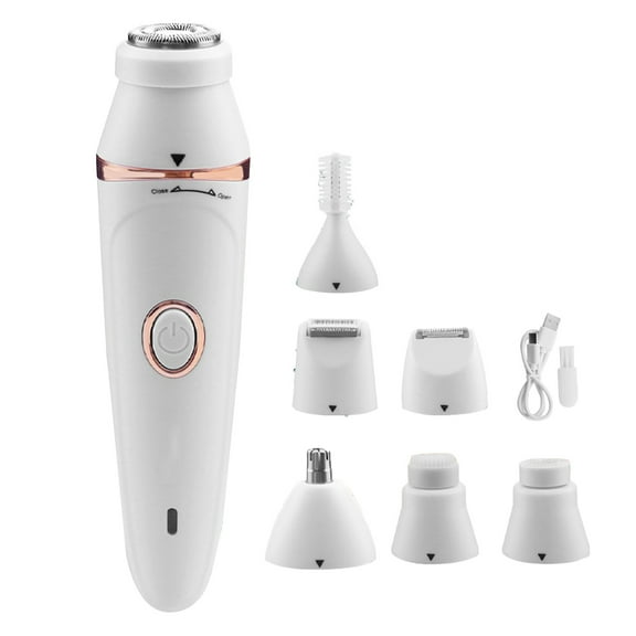 Soumake Multifunction Women’s Electric Epilator – USB Rechargeable, Waterproof Device for Face, Body, Bikini, Arm & Leg Hair Removal