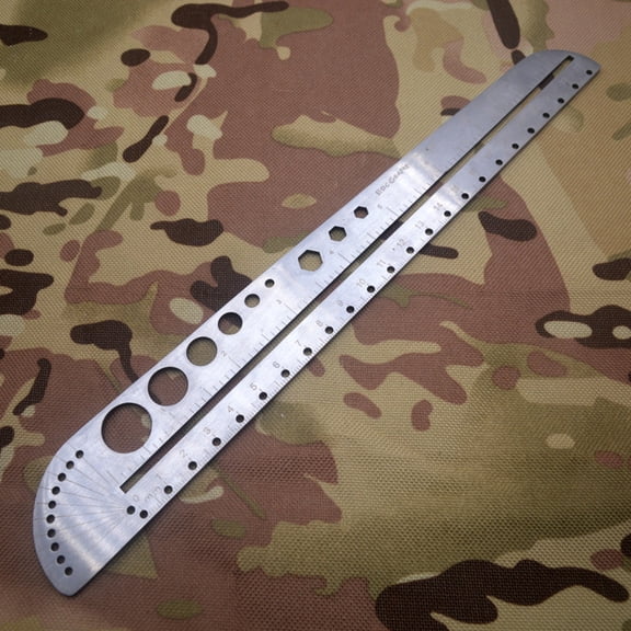 Soumake Multifunctional Stainless Steel Angle Protractor Ruler Degree Measuring Tool Practical