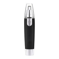 Soumake Nose Hair Trimmer – Dustproof, Washable Cutter Head with 360° Rotation, Mute & Hygienic; Battery-Operated for Painless Grooming