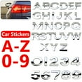 thumbnail image 1 of Soumake Number Letter Self-Adhesive Auto Sticker Car Badge Decals Emblem Decoration Practical, 1 of 7