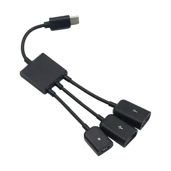Soumake OTG Hub Adapter 3/4 Port Smartphone Tablet Micro USB Splitter Hub Converter Cable Cellphone Accessories