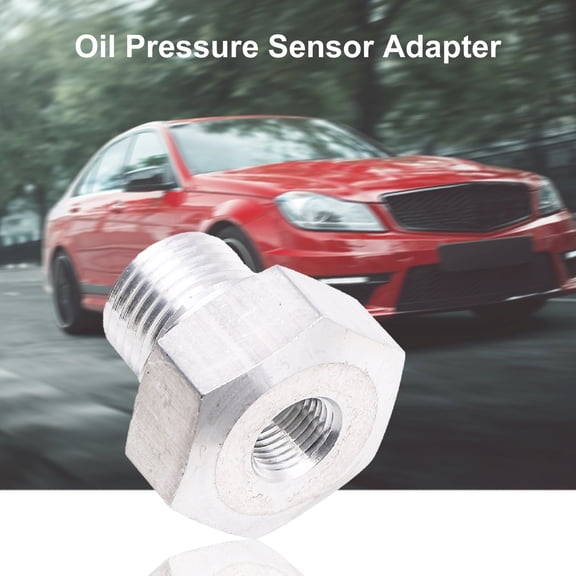 Soumake Oil Pressure Sensor Adapter Aluminium Alloy Male M16x1 5 to Female 1/8 NPT Sensor Adapter for LS Series Engine