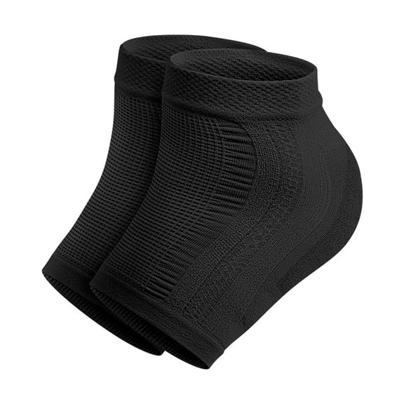 Soumake Pair of Heel Protect Sleeves – Moisturizing, Anti-Cracking, Non-Slip Mesh for Shock Absorption