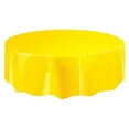 thumbnail image 1 of Soumake Peva Disposable Waterproof Solid Color Party Round Tablecloth Table Covers Household, 1 of 7
