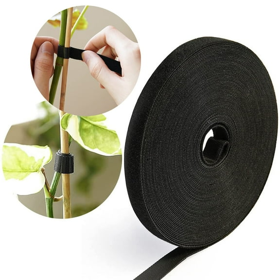 Soumake Plant Tie Double Sides Reusable Nylon Hook Loop Garden Supports Bamboo Cane Wrap Tie For Home Use