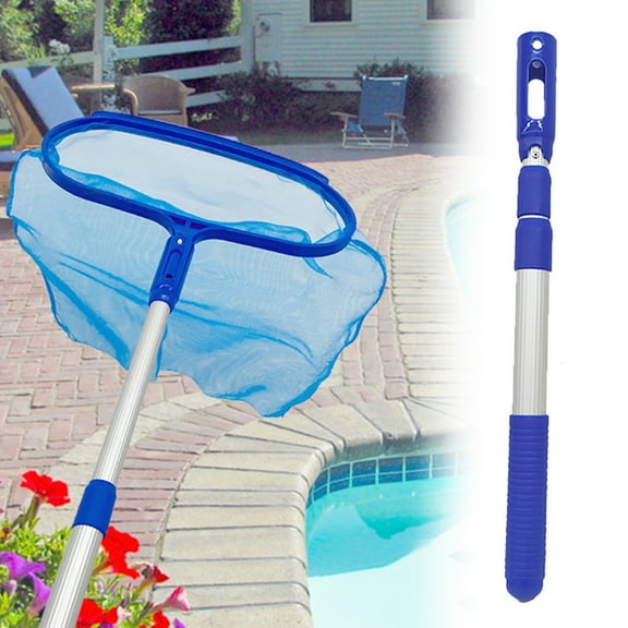 Soumake Pool Brush Pole Anti-slip Connections Parts Aluminum Alloy Pool Cleaning 3/4 Sections Telescoping Pole Swimming Pool