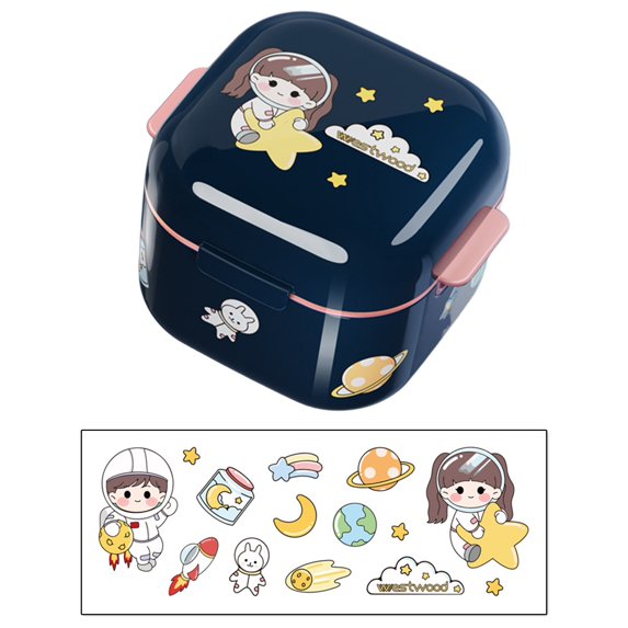 Soumake Portable Invisible Braces Box Durable Odor-Free Eco-friendly PP Storage Case for Mouth Guards Retainers Dentures