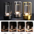 thumbnail image 1 of Soumake Portable Metal Table Lamp Touch Control Adjustable Dimmable Flicker Free Rechargeable Cordless Battery Powered Small Desk Lamp, 1 of 8