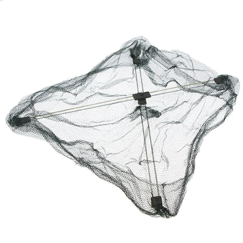 Soumake Practical Fish Net Foldable Mesh Baits Trap Cast Crab Shrimp Cage Fishing Gadgets Practical