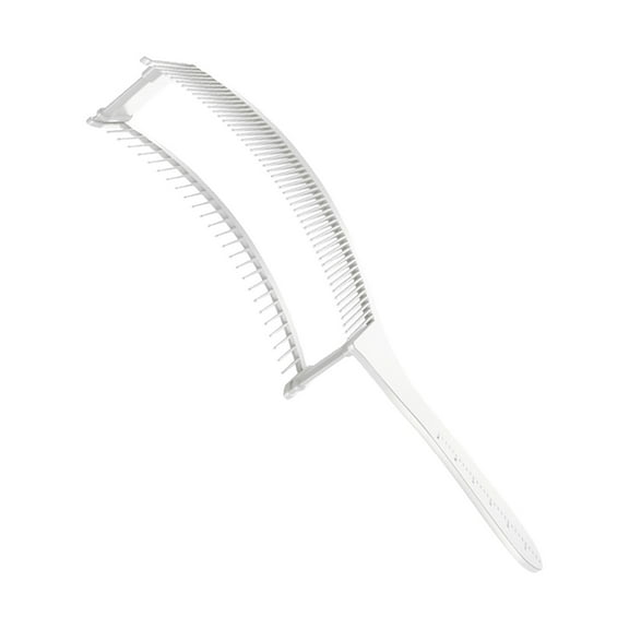 Soumake Professional Haircut Fade Comb – Dual-Layer, Curved Positioning Comb for Precise Hair Clipper Guidance & Salon Styling