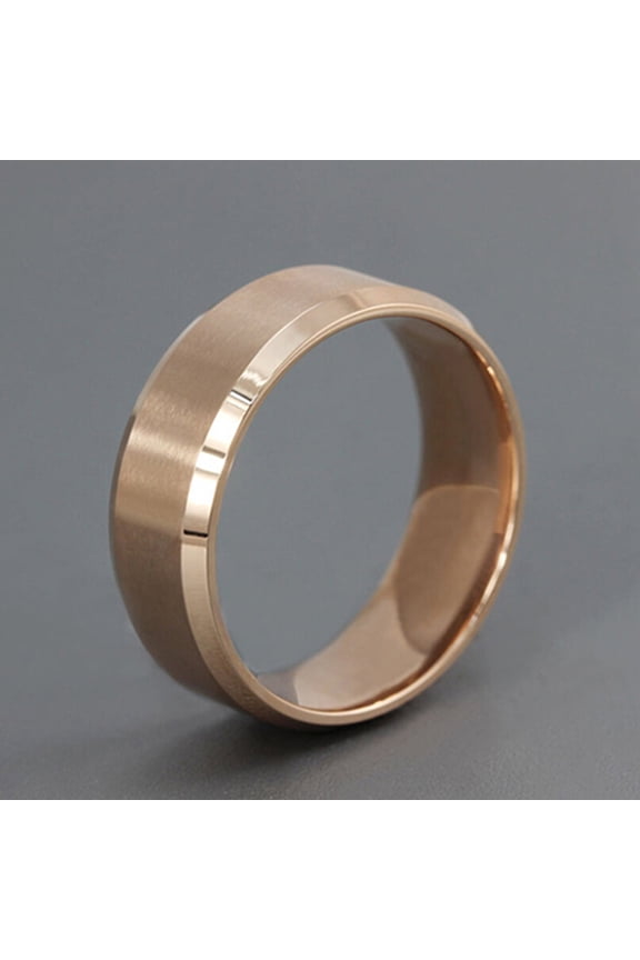 Punk Ring Cool Comfortable To Wear Simple Creative Titanium Steel Wide Band Ring For Cocktail Bar Club Fashion