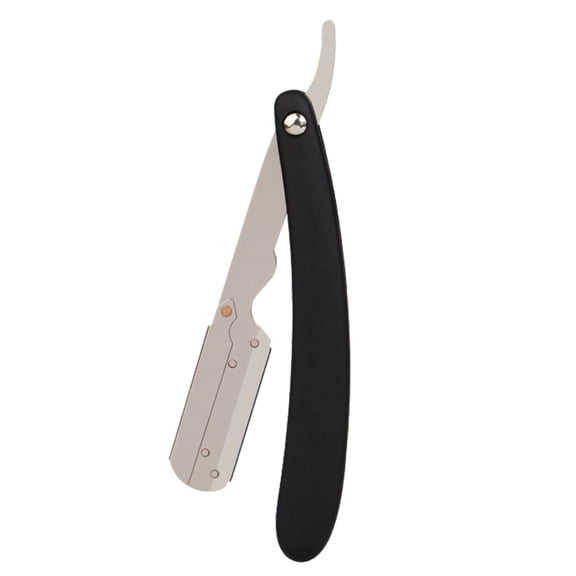 Soumake Razor Manual Shaver Shelf Ergonomic Design Stable Blade Fixing Comfortable Grip Convenient to Use Razor Holder Without Blade
