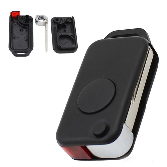 Soumake Replacement Flip 1 Button Remote Key Shell Case Fob For Benz Mercedes 1984-2004 Practical