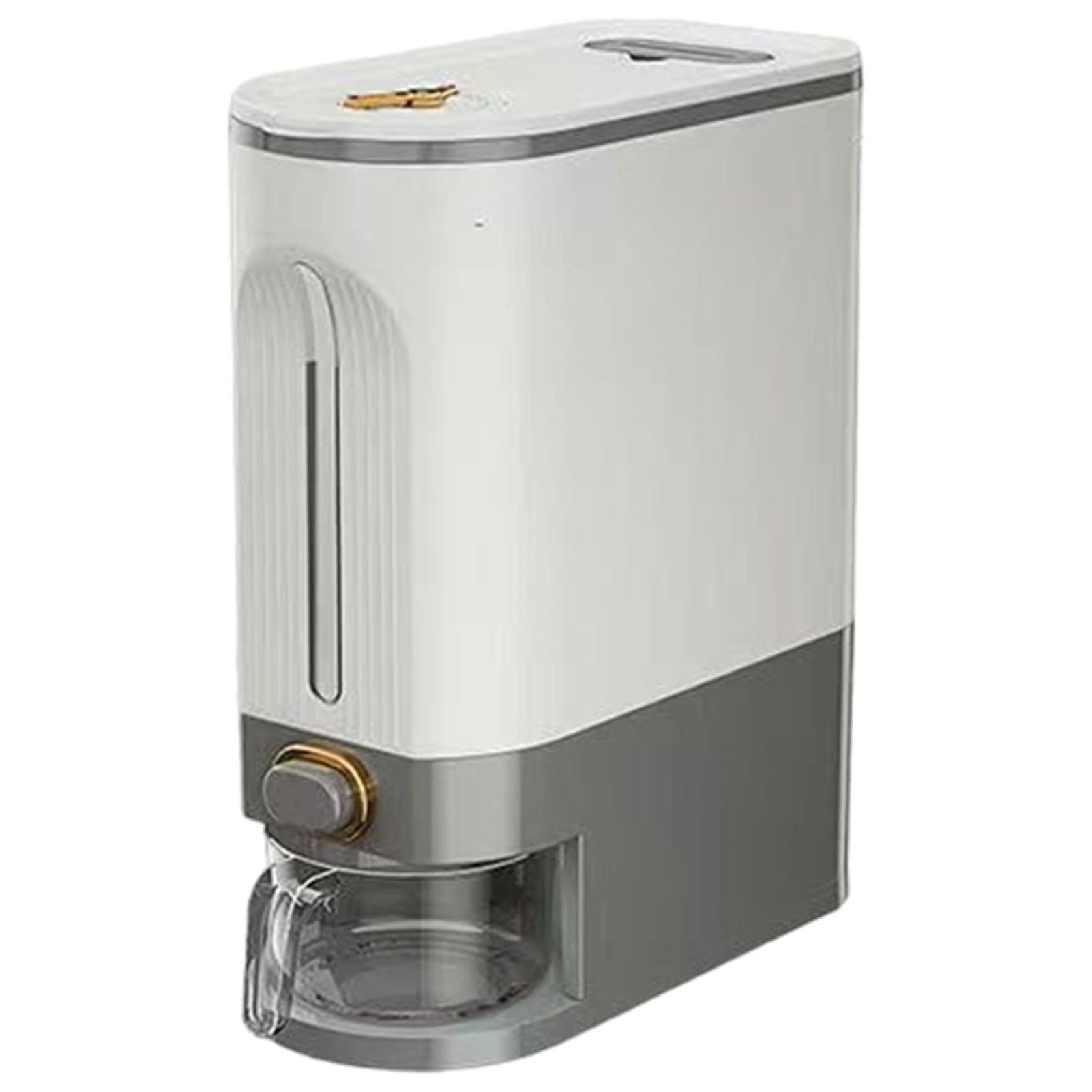 Soumake Rice Dispenser with Measuring Cup Large Capacity Clear Visible ...