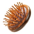 thumbnail image 1 of Soumake Sandalwood Scalp Massage Comb with Ergonomic Handle Round Head Teeth Anti-static Hair Growth Men Women Wooden Head Massager Brush, 1 of 7