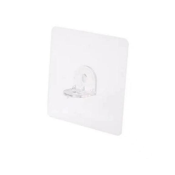 Soumake Shelf Support Peg Strong Load-bearing Punch Free Easy to Install Moisture-proof Removable Space Saving Acrylic Self Adhesive Shelf Clip for Cabinet