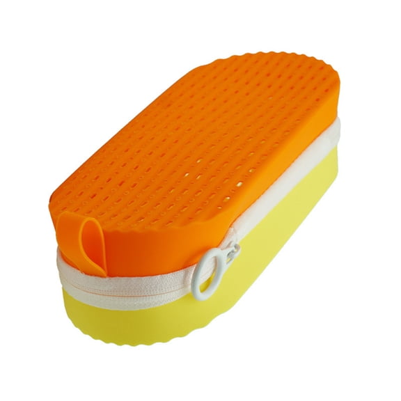 Soumake Silicone Swimming Goggle Case with Drain Hole Lightweight Shockproof Goggle Protective Box for Swimming Goggles