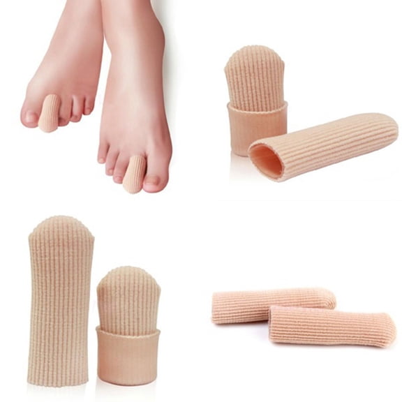 Soumake Soft Durable Silicone Cap Finger Toe Blister Pain Relief Protector Foot Care