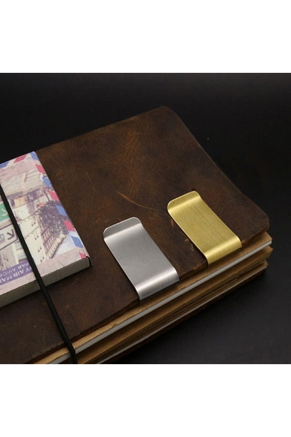 Stainless Steel Brass Banknote Holder Credit Card Id Cash Wallet Money Clips Practical